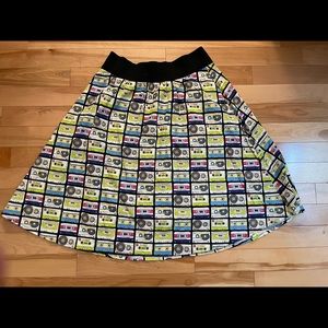 Retro cassette tape skirt! 🎵🎶